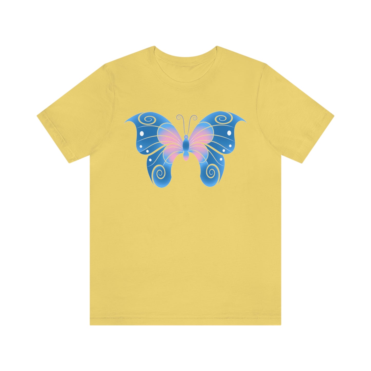 Butterfly Blue Unisex Jersey Short Sleeve Tee