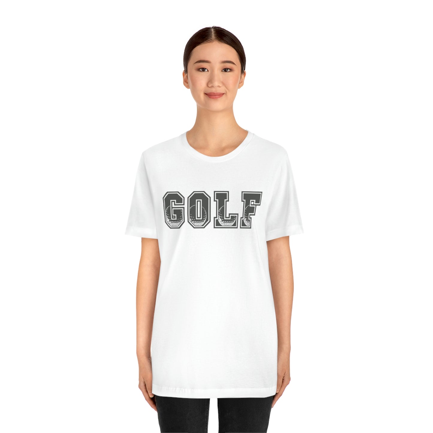 Golf Grey Unisex Jersey Short Sleeve Tee