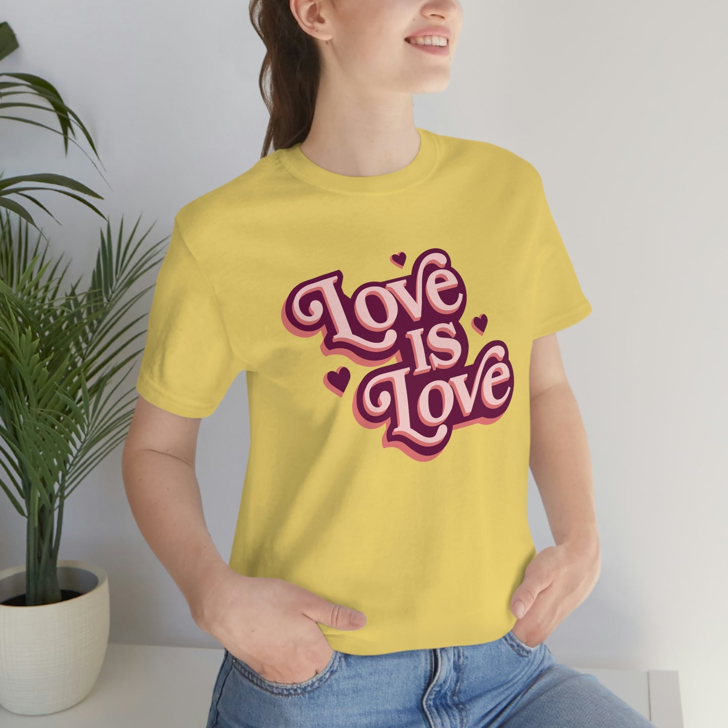 Love is Love Unisex Jersey Short Sleeve Tee