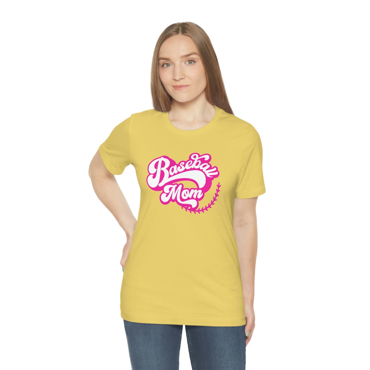 Baseball Mom Unisex Jersey Short Sleeve Tee