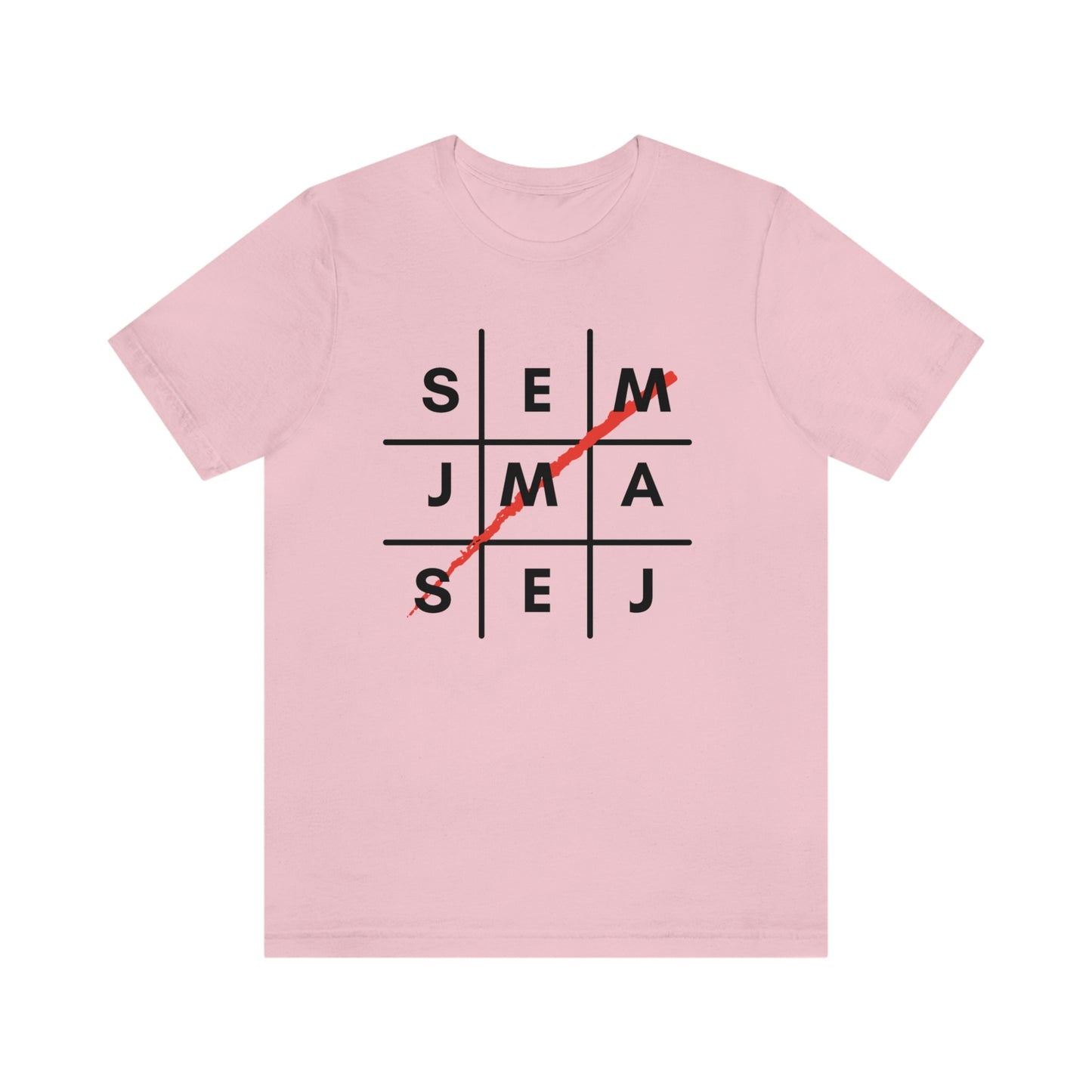 Semaj James Tic Tac Toe Unisex Jersey Short Sleeve Tee