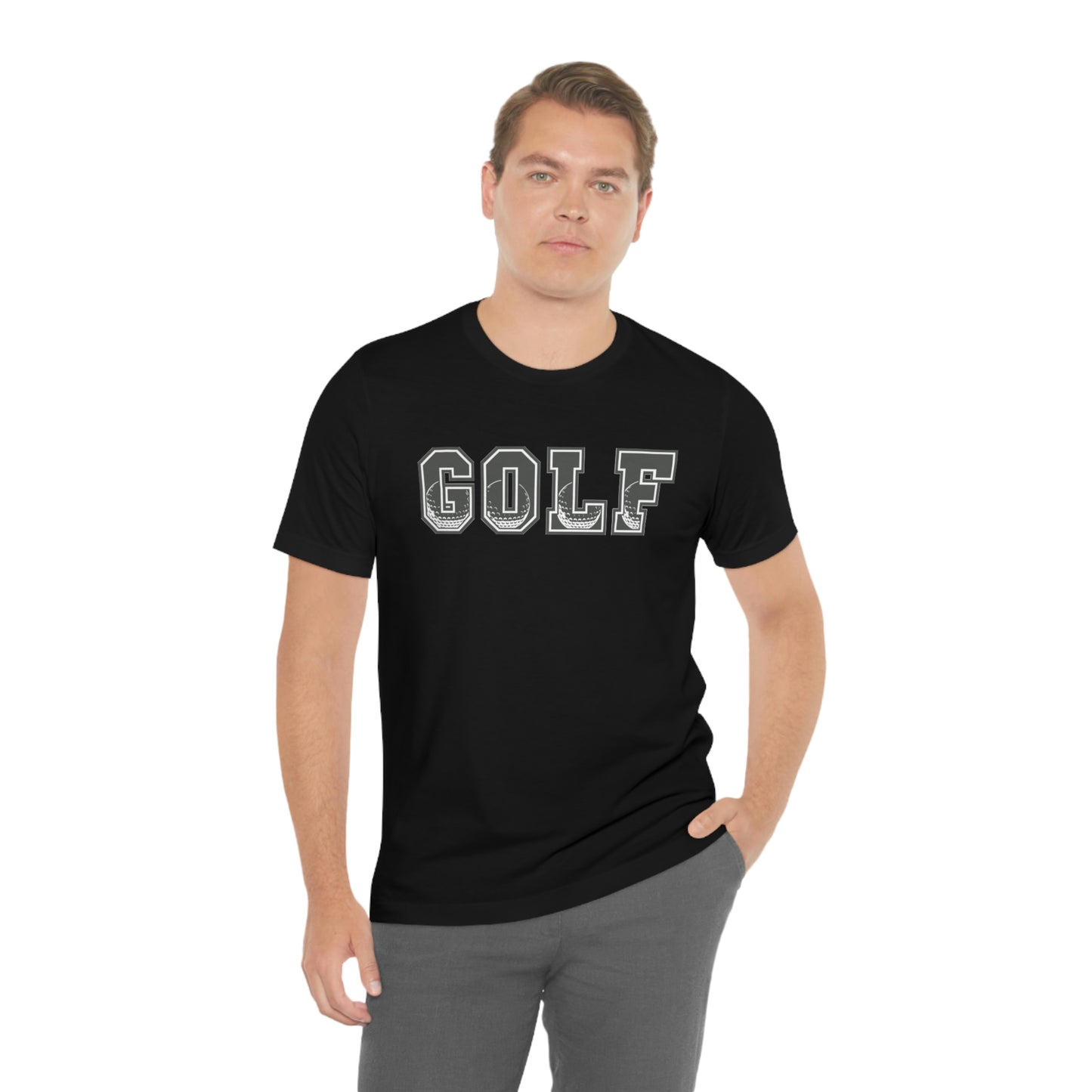 Golf Grey Unisex Jersey Short Sleeve Tee