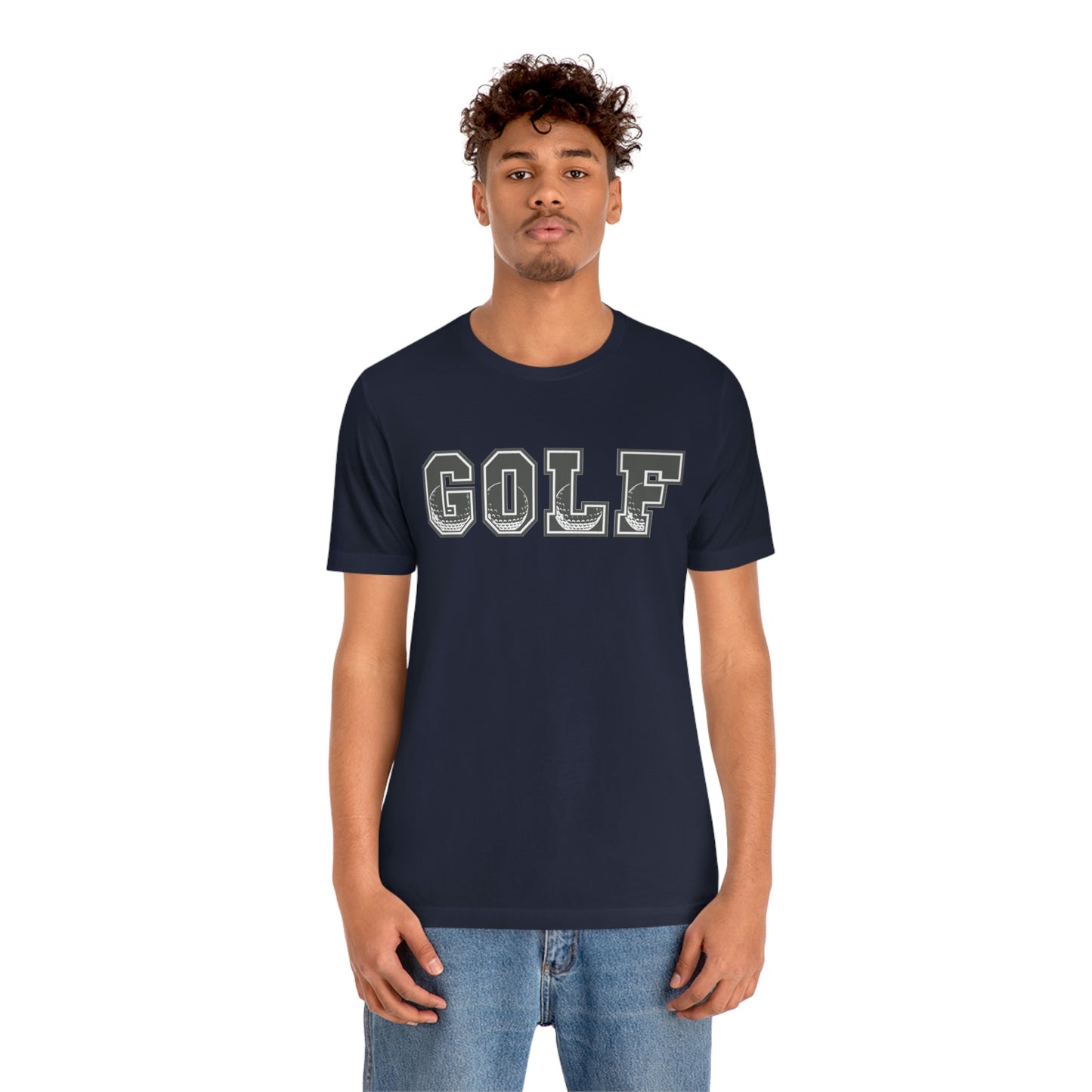 Golf Grey Unisex Jersey Short Sleeve Tee