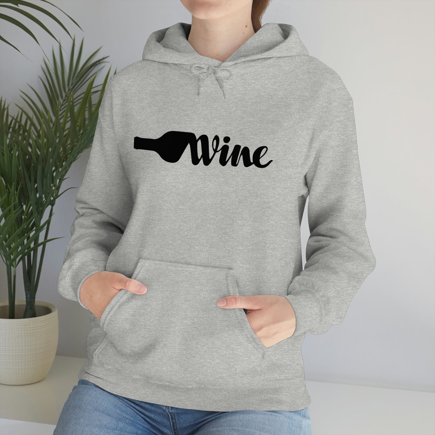 Wine Unisex Heavy Blend™ Hooded Sweatshirt