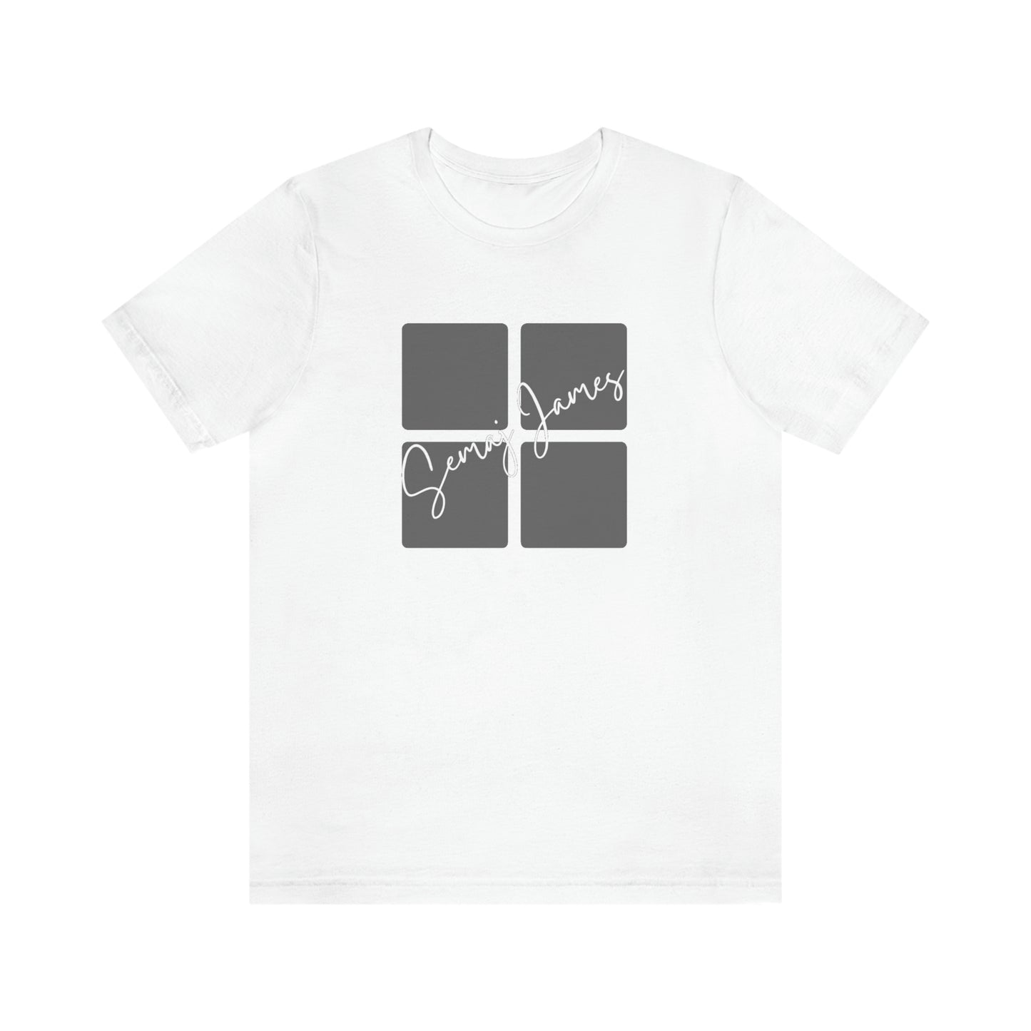 Broken Square Semaj James Unisex Short Sleeve Tee