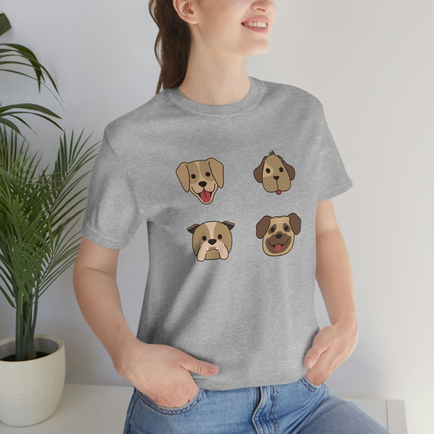 Dogs Unisex Jersey Short Sleeve Tee