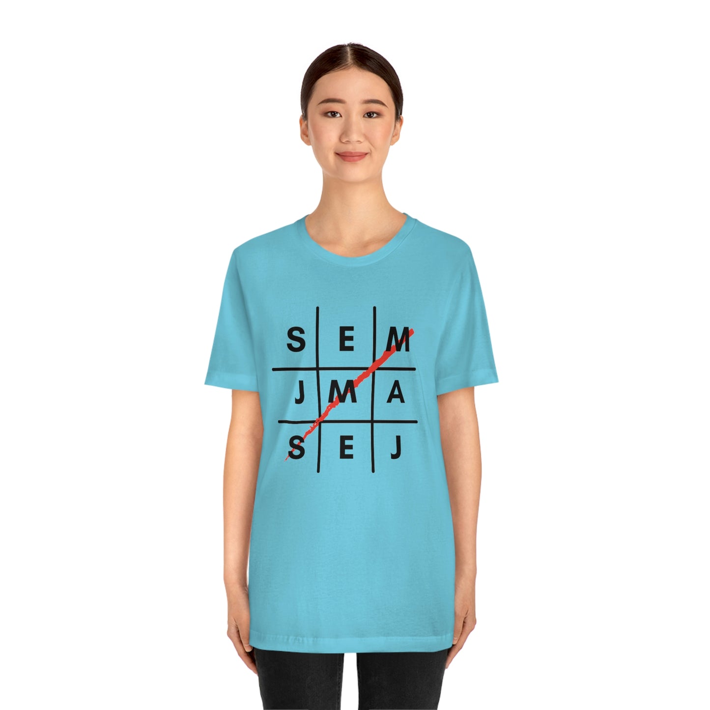 Semaj James Tic Tac Toe Unisex Jersey Short Sleeve Tee