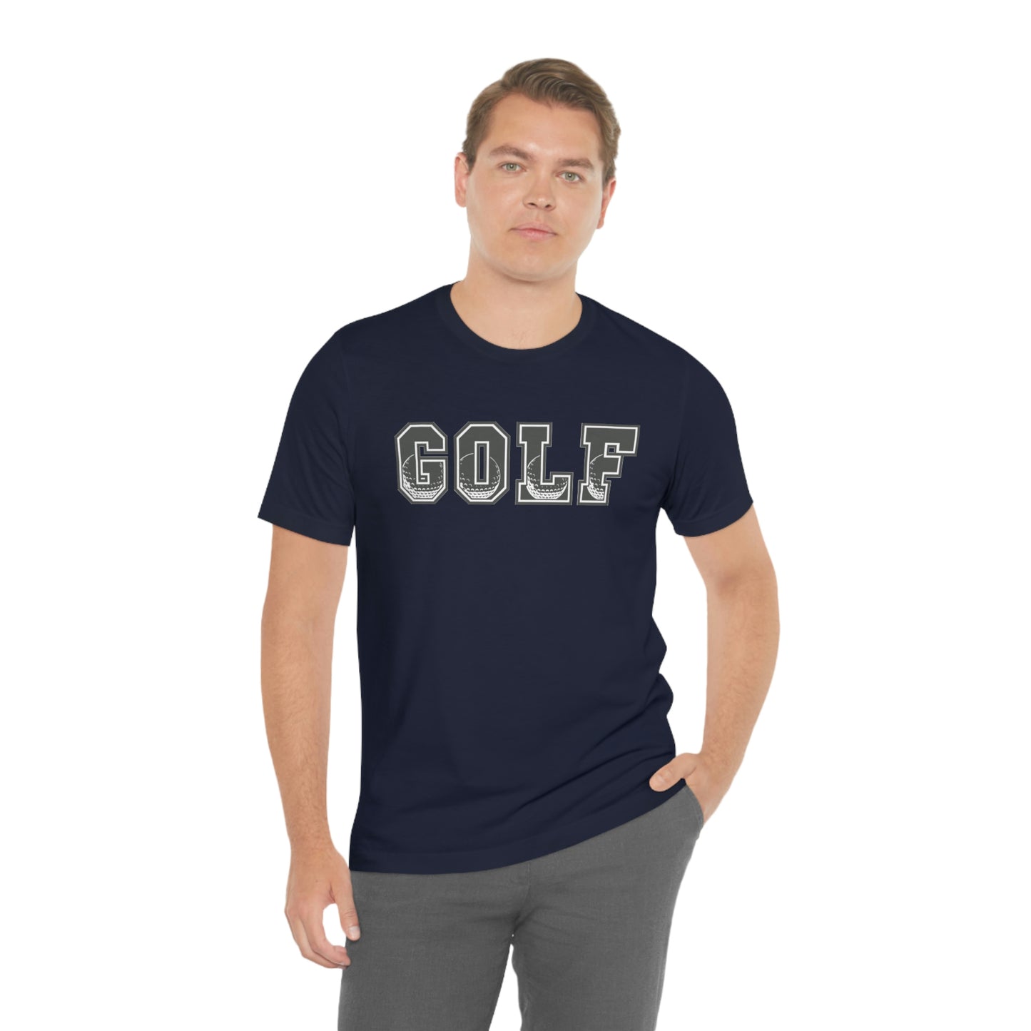 Golf Grey Unisex Jersey Short Sleeve Tee