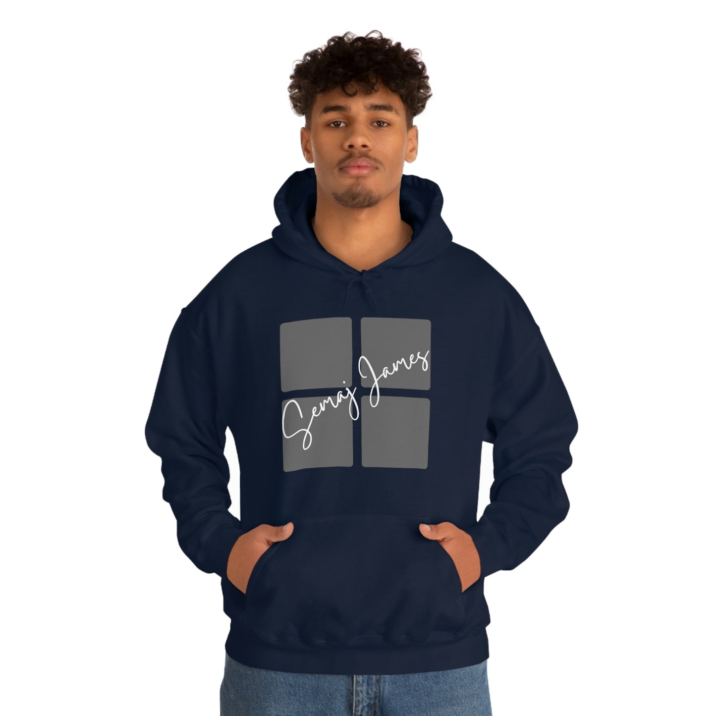 Broken Square Semaj James Unisex Heavy Blend™ Hooded Sweatshirt