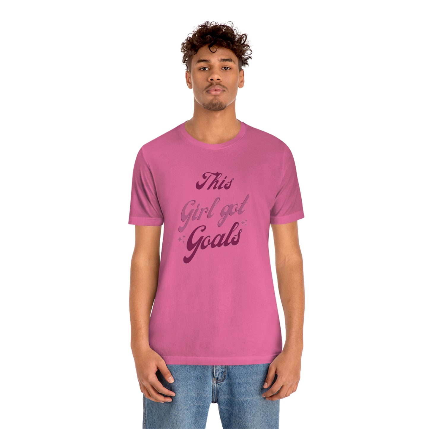 This Girl Got Goals Unisex Jersey Short Sleeve Tee