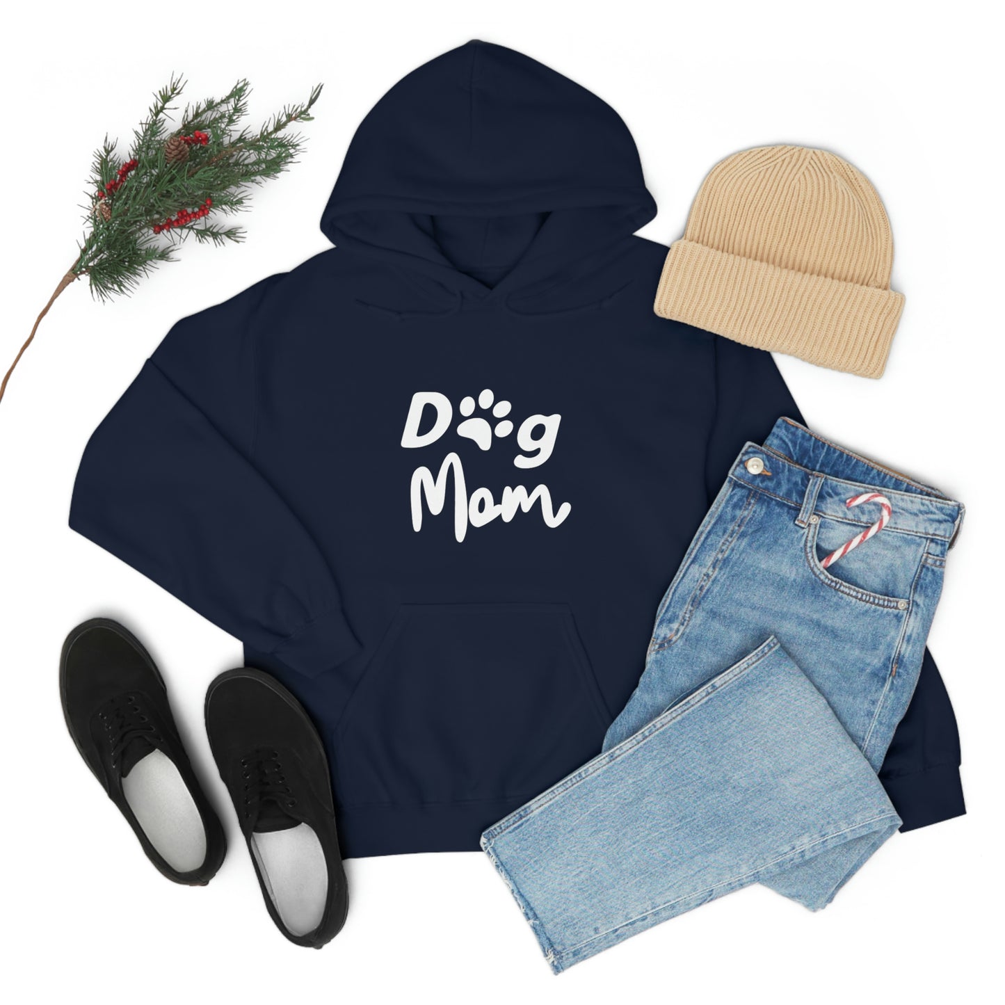 Dog Mom Unisex Heavy Blend™ Hooded Sweatshirt