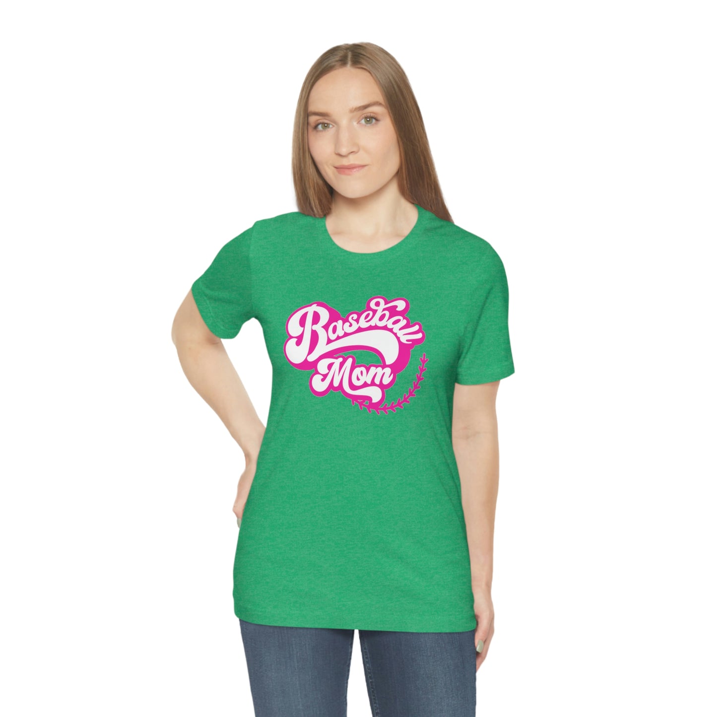 Baseball Mom Unisex Jersey Short Sleeve Tee