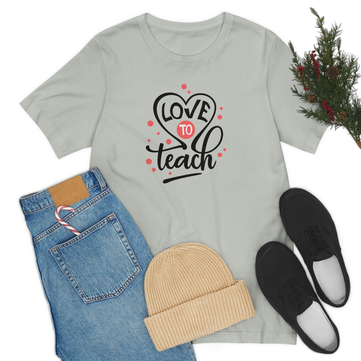 Love To Teach Unisex Jersey Short Sleeve Tee