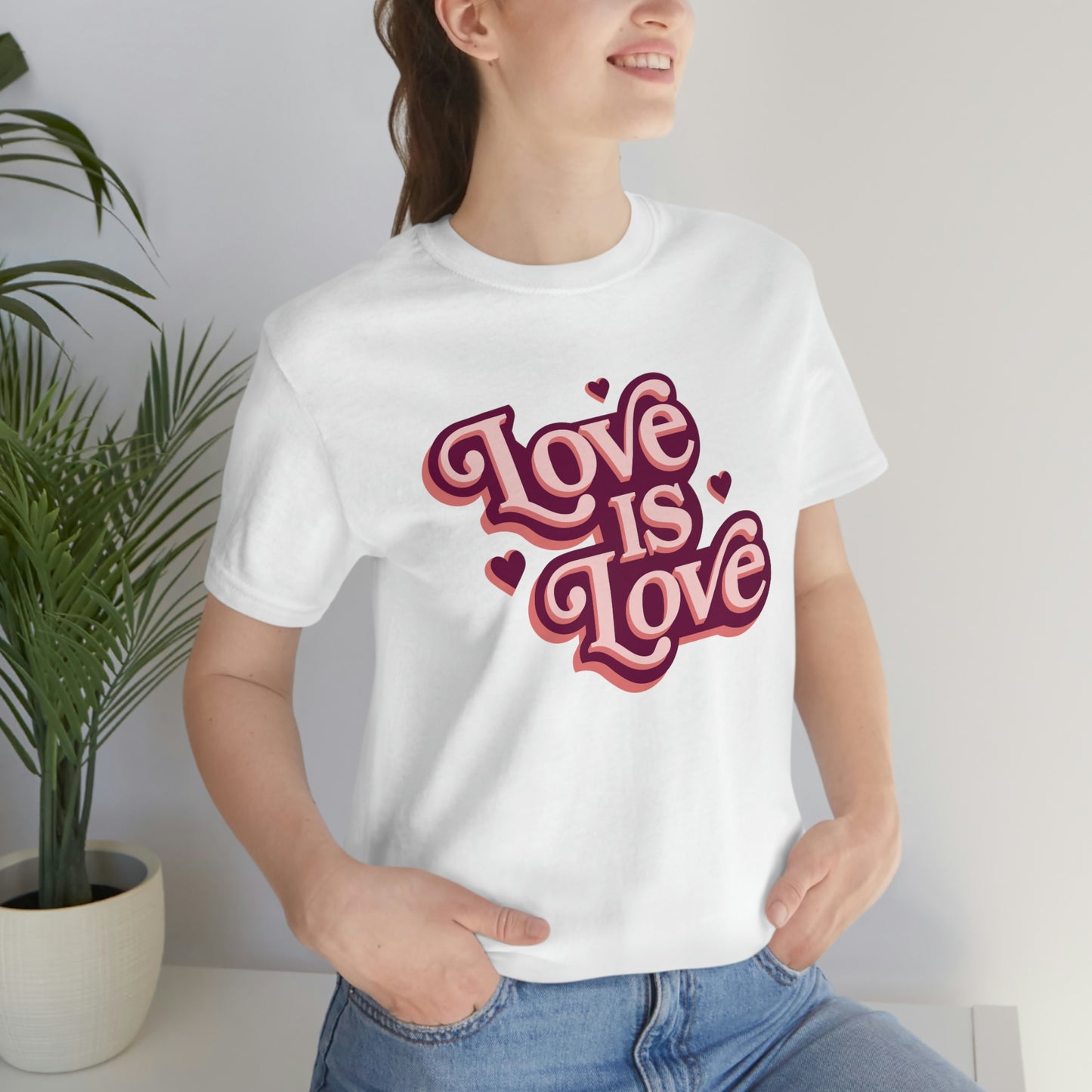 Love is Love Unisex Jersey Short Sleeve Tee