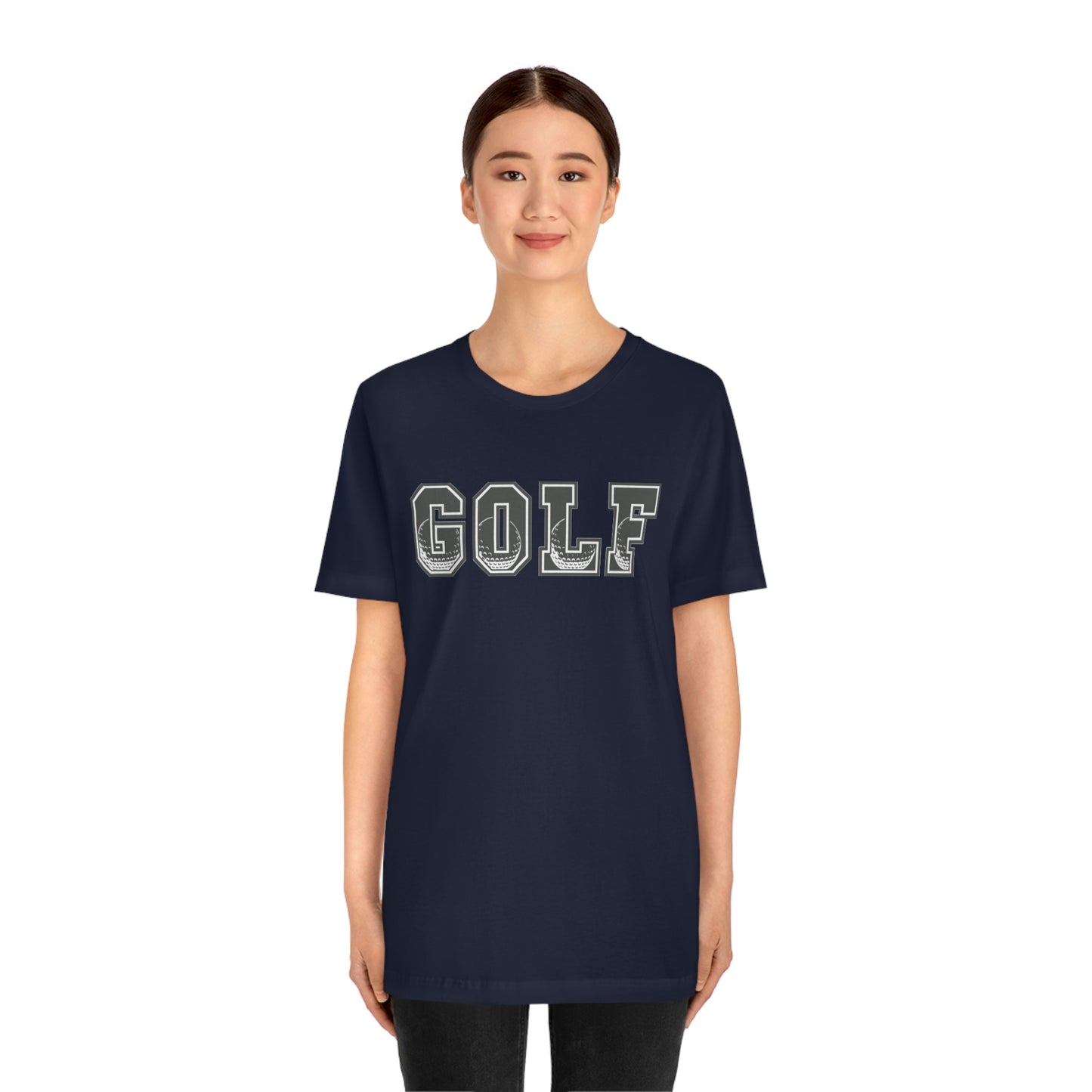 Golf Grey Unisex Jersey Short Sleeve Tee