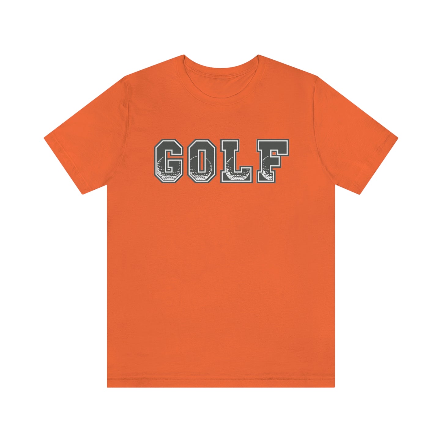 Golf Grey Unisex Jersey Short Sleeve Tee