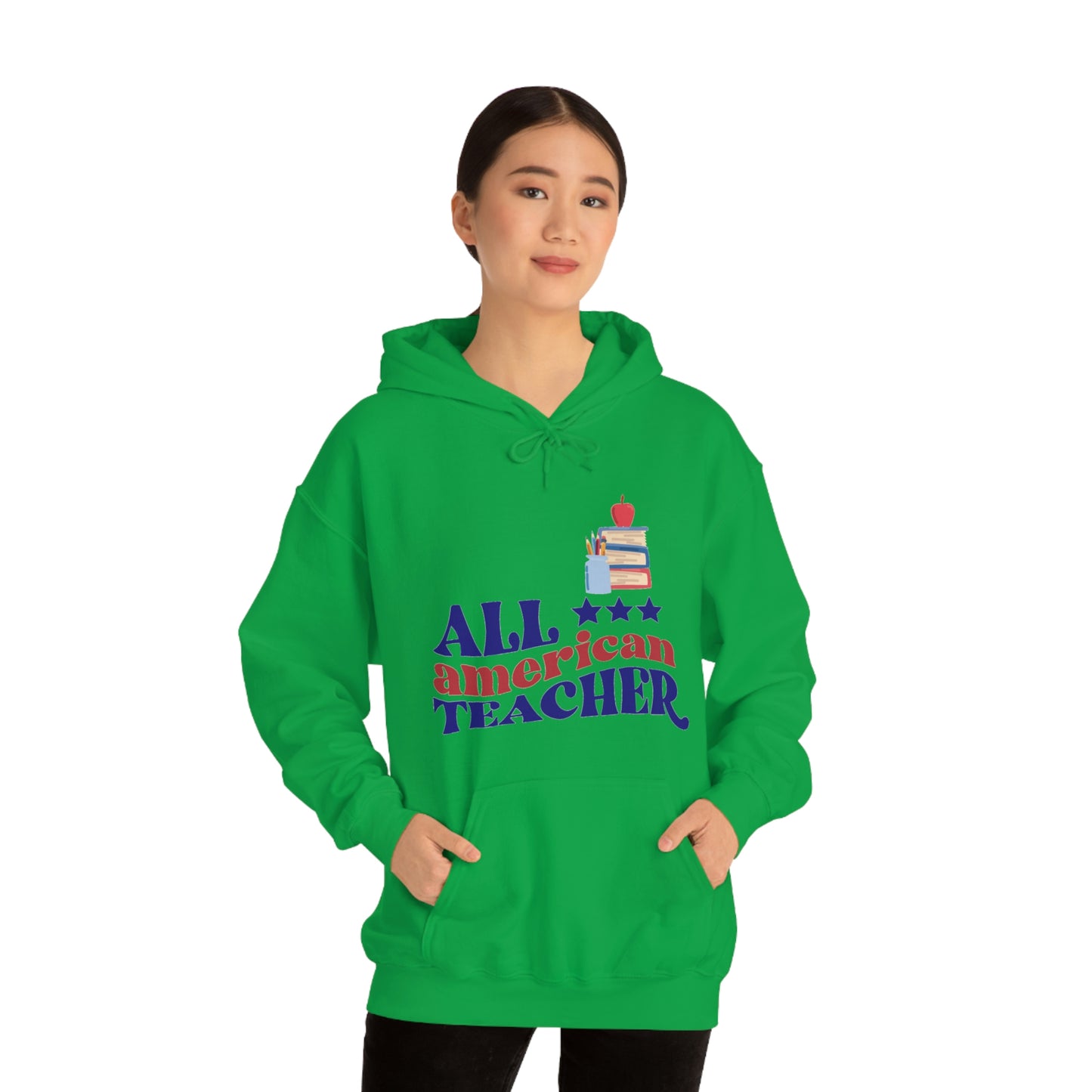 All American Teacher Unisex Heavy Blend™ Hooded Sweatshirt