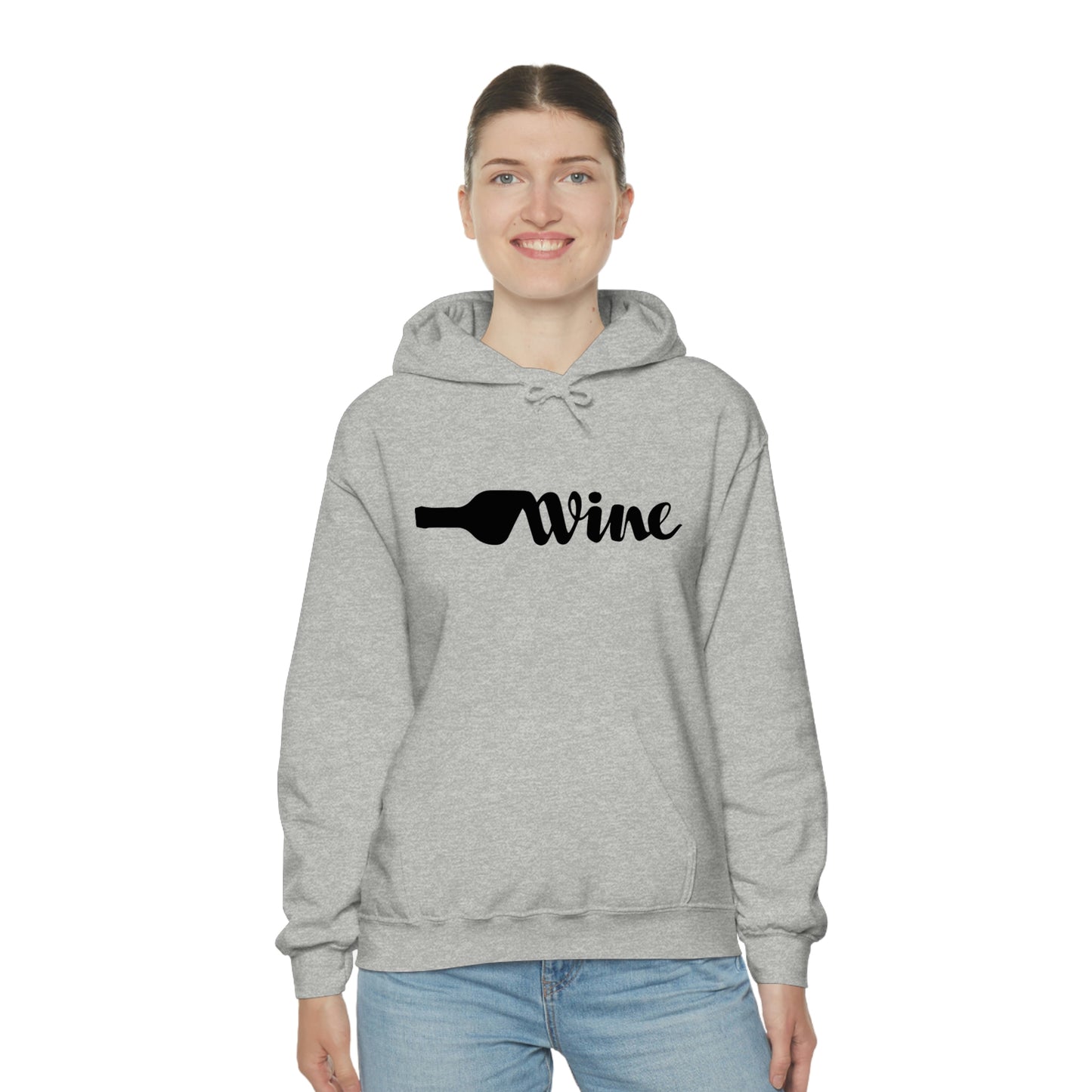 Wine Unisex Heavy Blend™ Hooded Sweatshirt