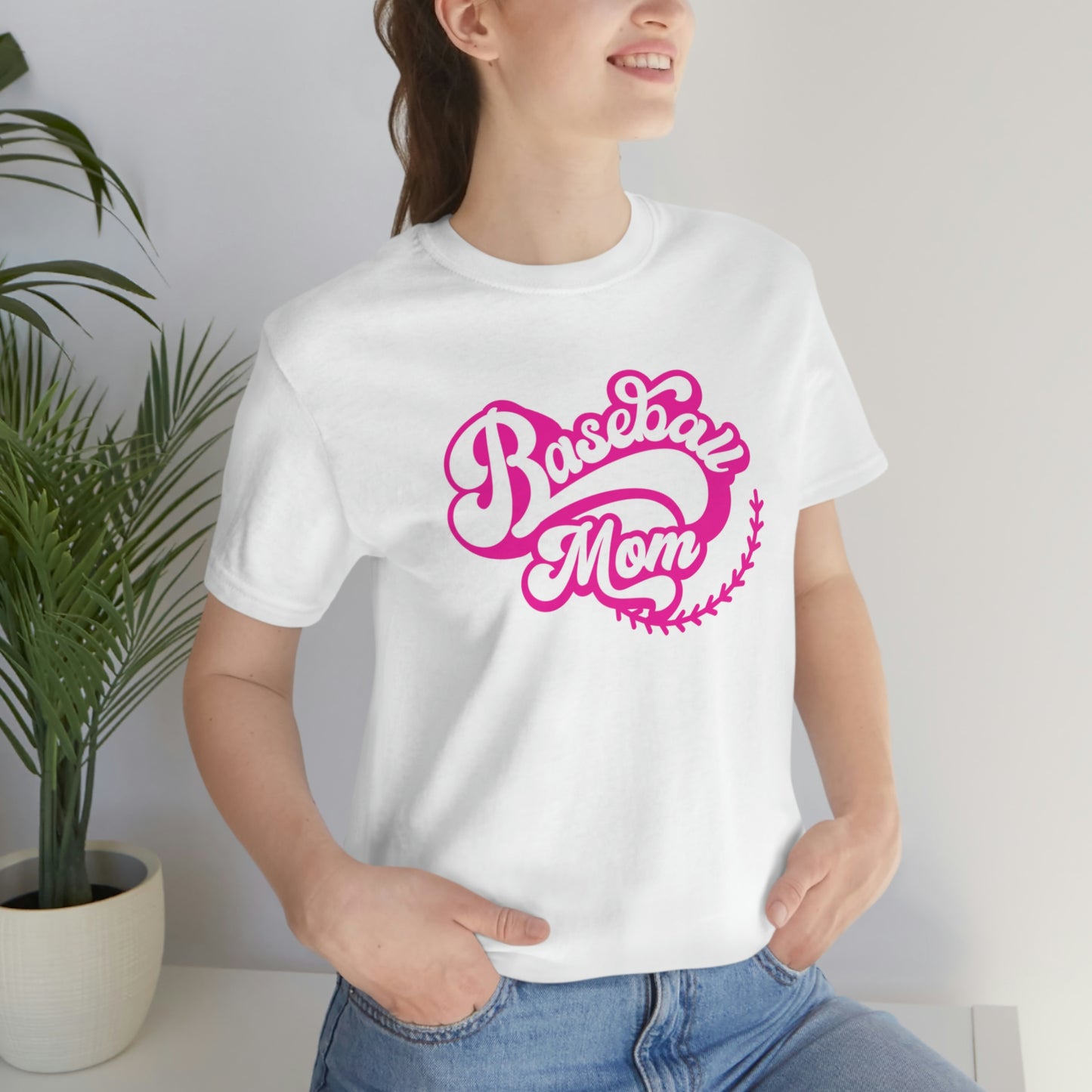 Baseball Mom Unisex Jersey Short Sleeve Tee