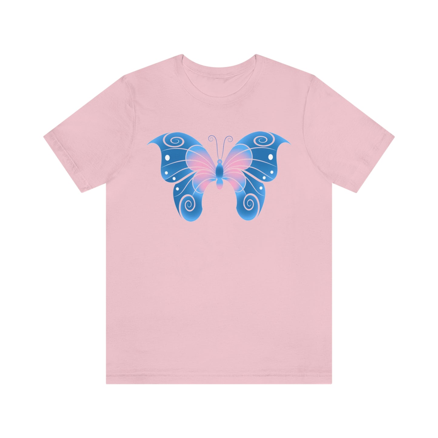 Butterfly Blue Unisex Jersey Short Sleeve Tee