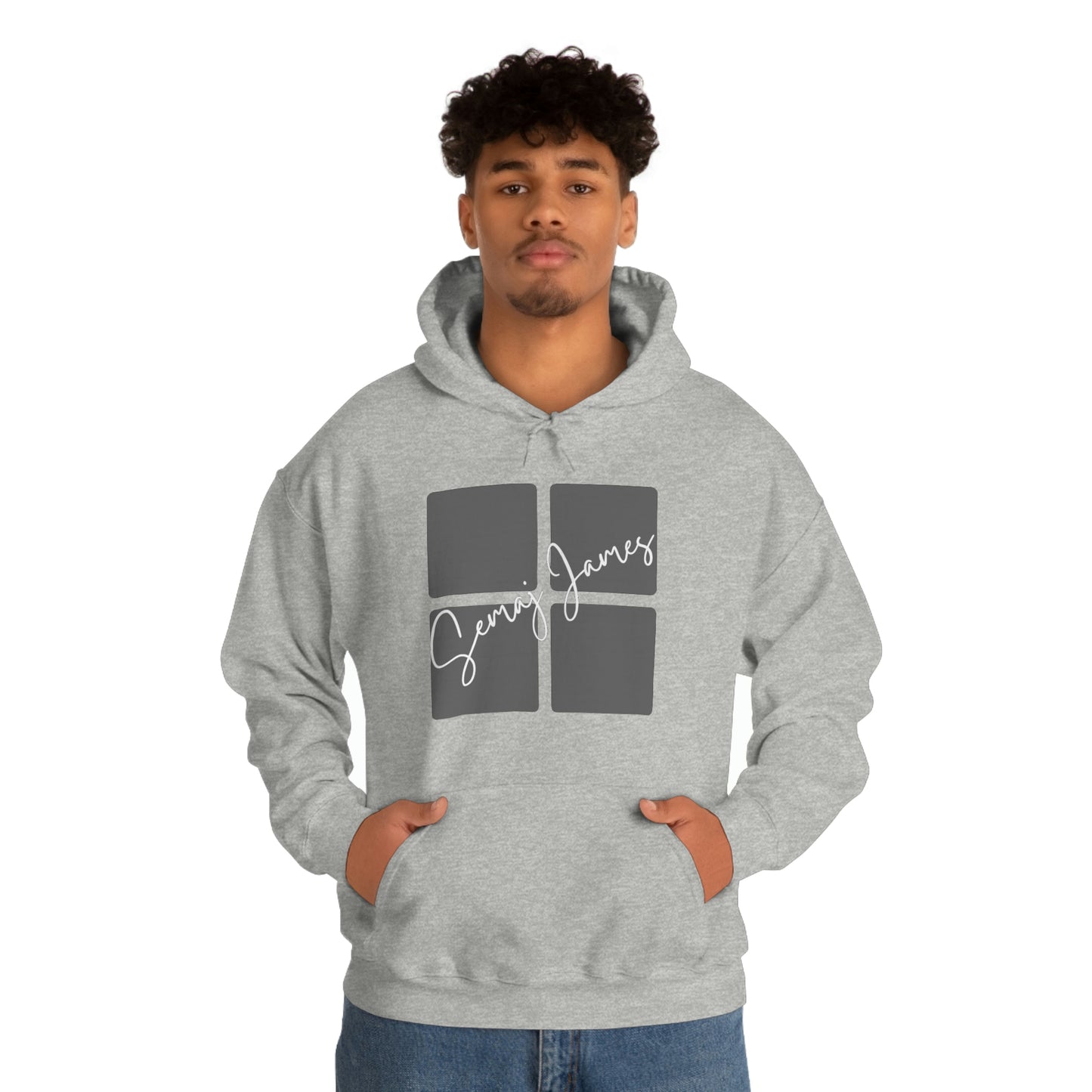 Broken Square Semaj James Unisex Heavy Blend™ Hooded Sweatshirt