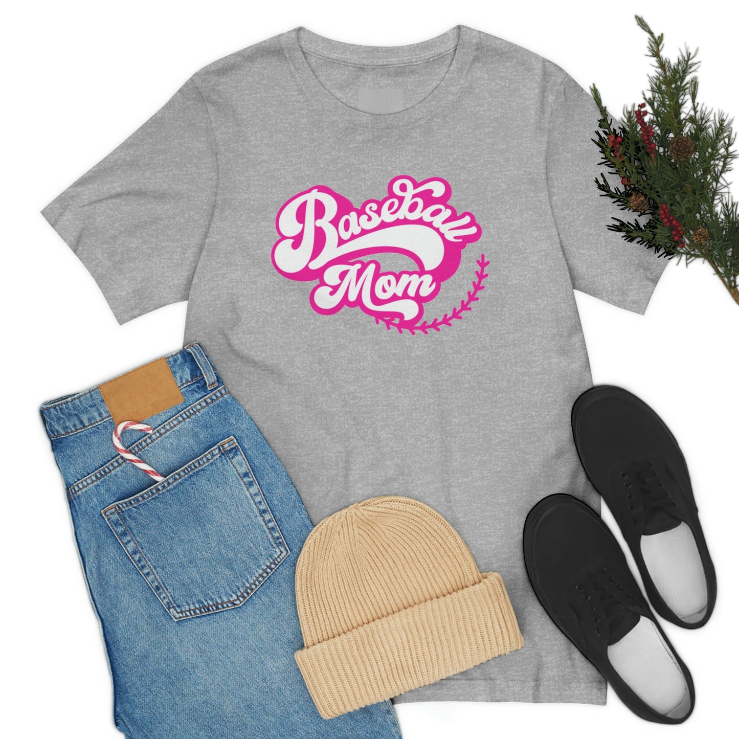 Baseball Mom Unisex Jersey Short Sleeve Tee