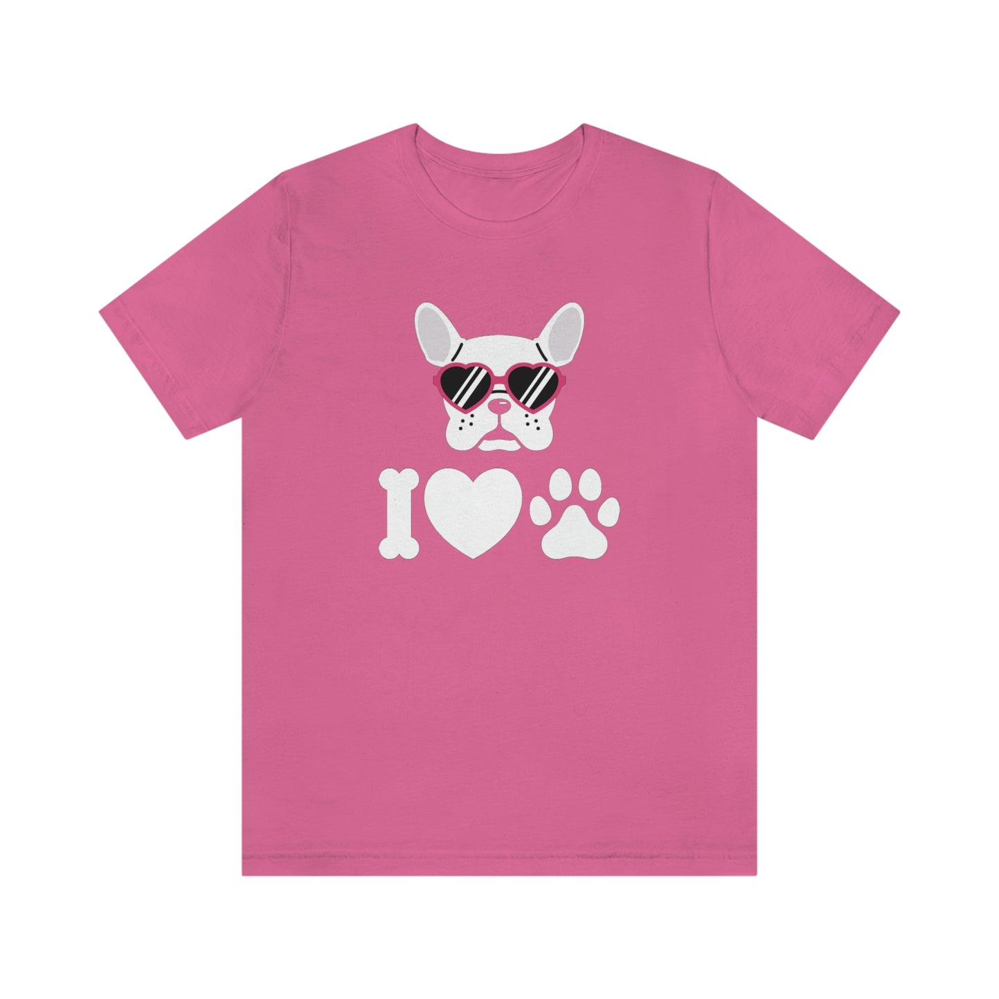 I Love Puppy Love Unisex Jersey Short Sleeve Tee