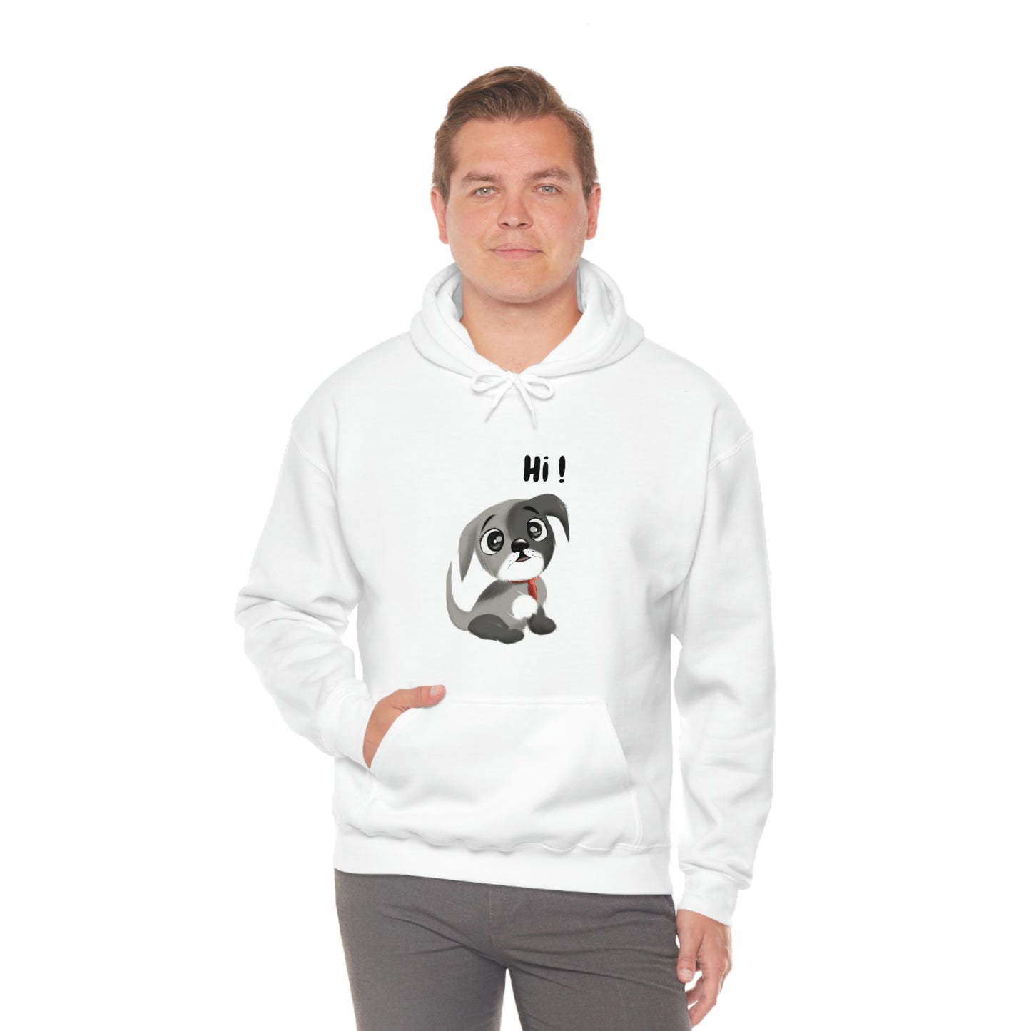 Hi Puppy Unisex Heavy Blend™ Hooded Sweatshirt