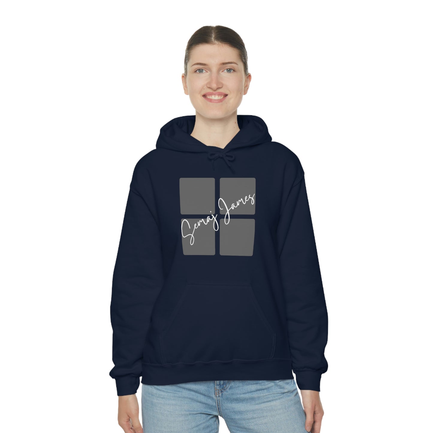 Broken Square Semaj James Unisex Heavy Blend™ Hooded Sweatshirt