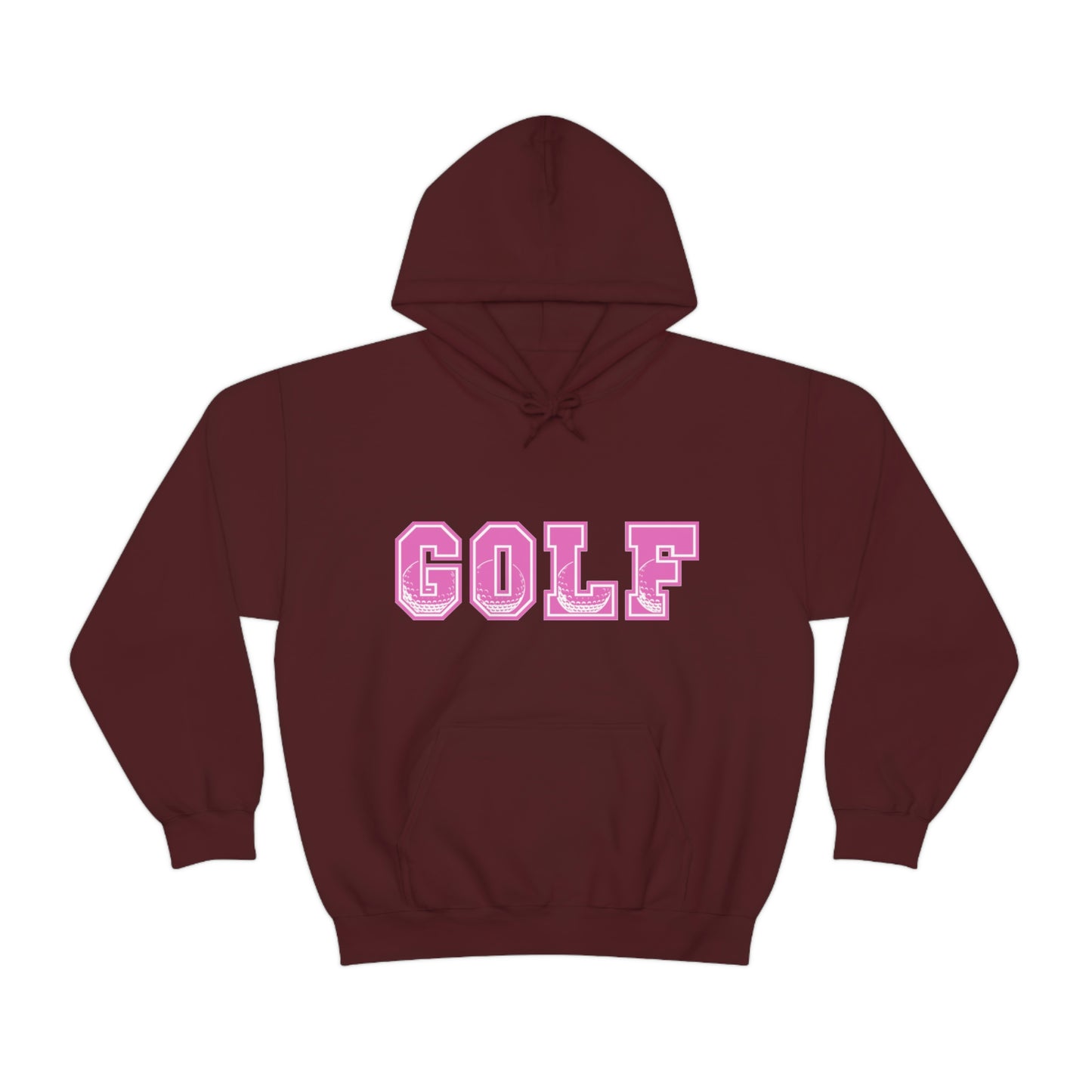 Golf Pink Unisex Heavy Blend™ Hooded Sweatshirt