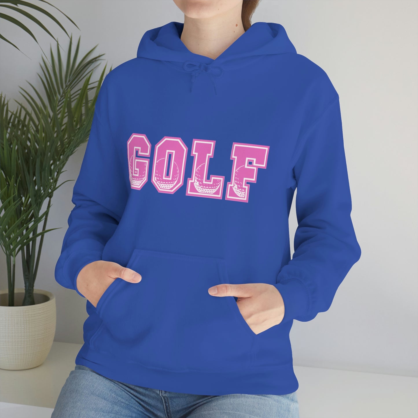 Golf Pink Unisex Heavy Blend™ Hooded Sweatshirt