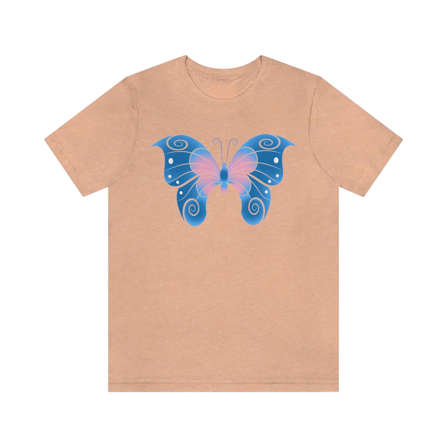 Butterfly Blue Unisex Jersey Short Sleeve Tee