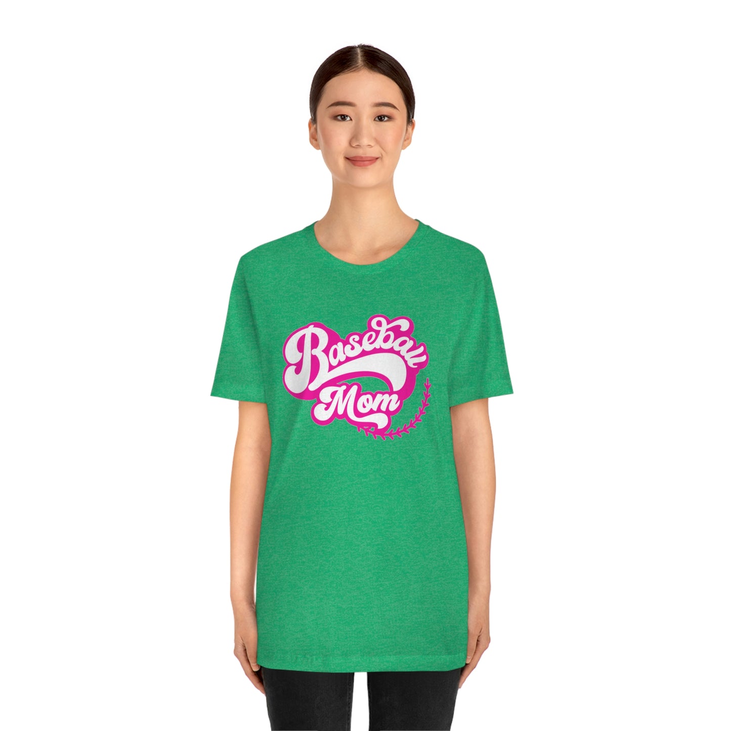 Baseball Mom Unisex Jersey Short Sleeve Tee