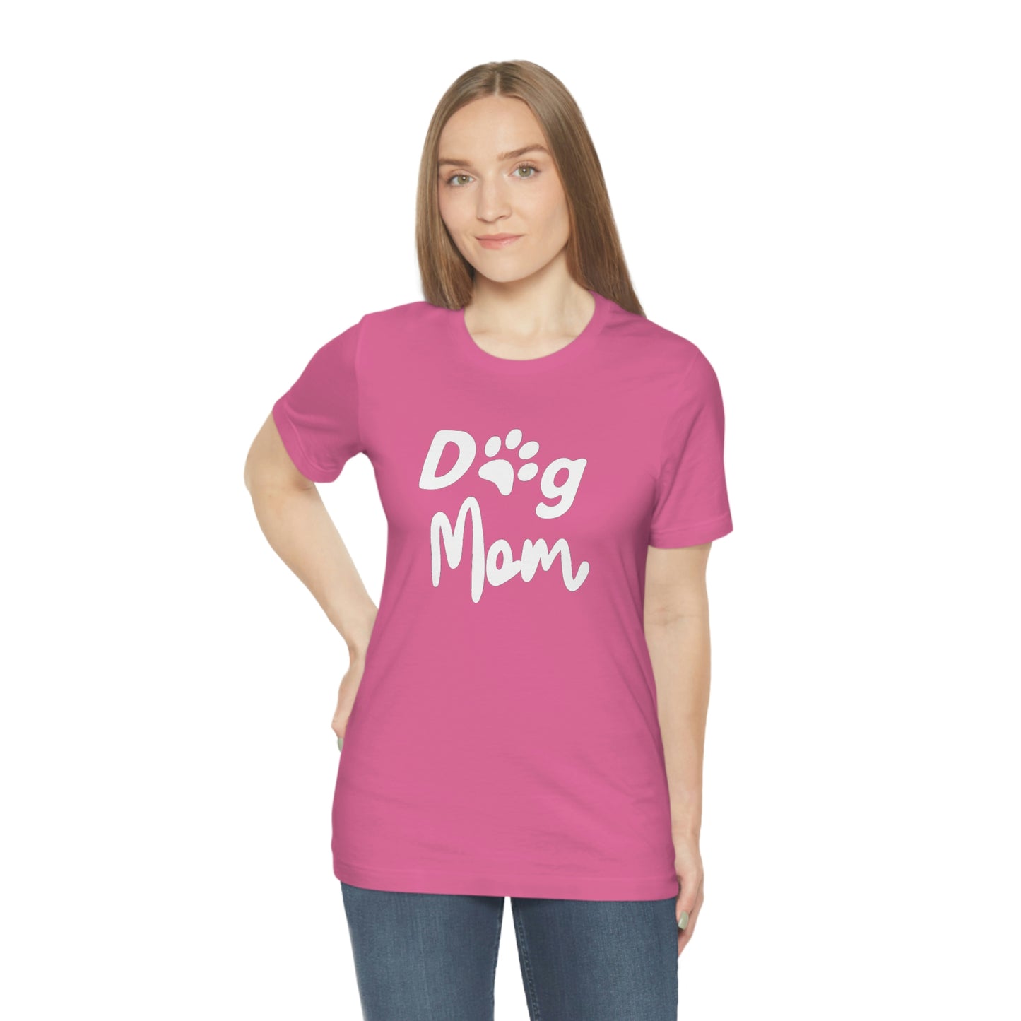 Dog Mom Unisex Jersey Short Sleeve Tee