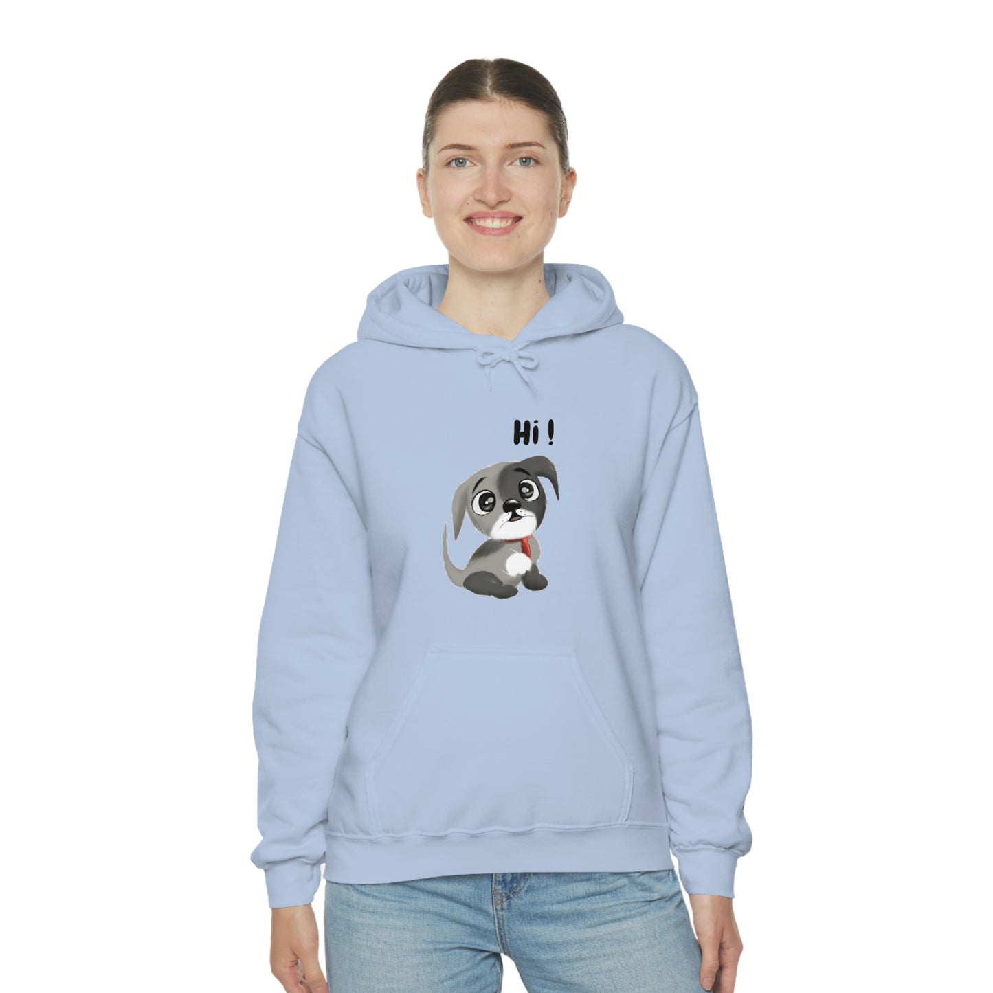 Hi Puppy Unisex Heavy Blend™ Hooded Sweatshirt