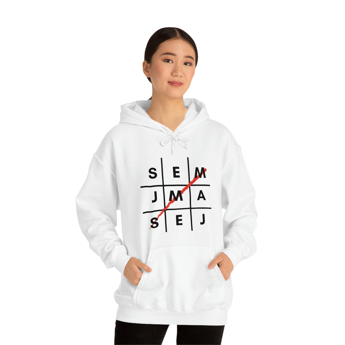 Semaj James Tic Tac Toe Unisex Heavy Blend™ Hooded Sweatshirt