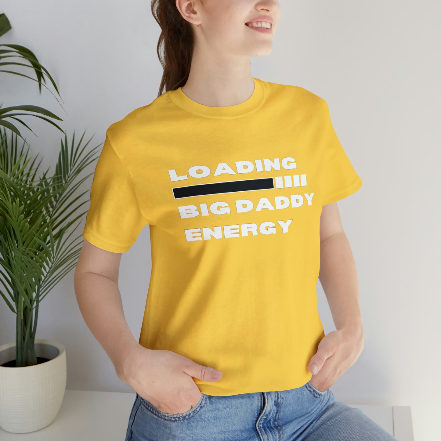 Loading Big Daddy Energy Unisex Jersey Short Sleeve Tee