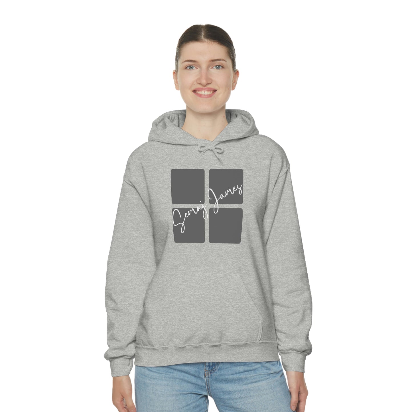 Broken Square Semaj James Unisex Heavy Blend™ Hooded Sweatshirt