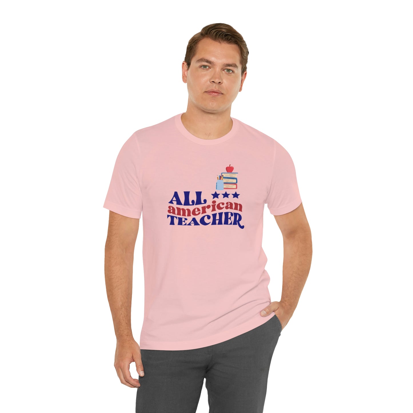 All American Teacher Unisex Jersey Short Sleeve Tee