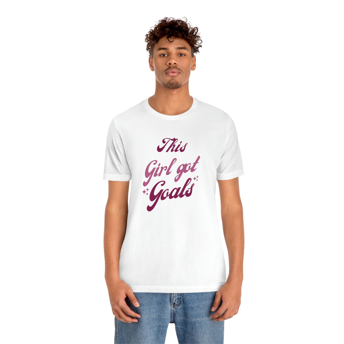 This Girl Got Goals Unisex Jersey Short Sleeve Tee