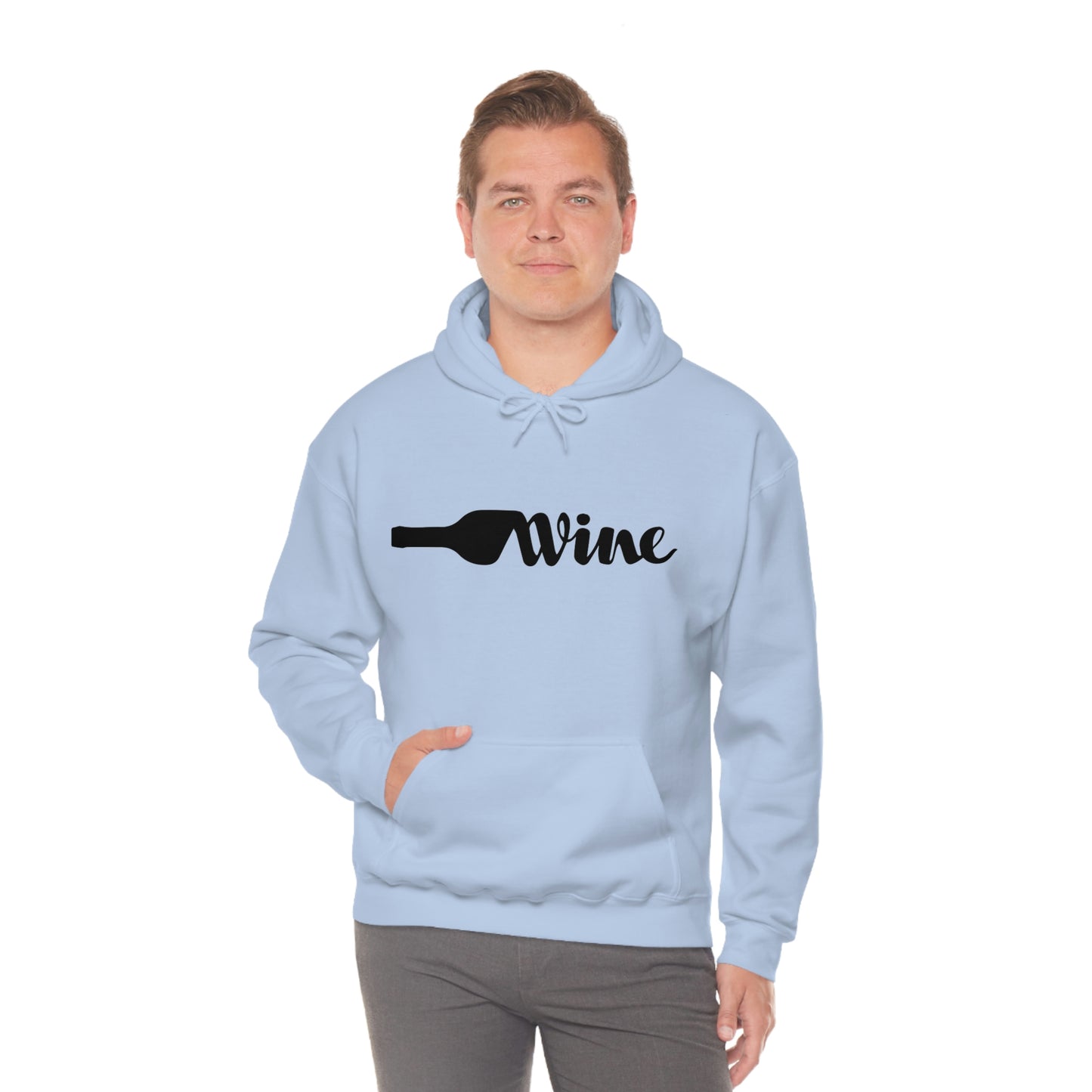 Wine Unisex Heavy Blend™ Hooded Sweatshirt