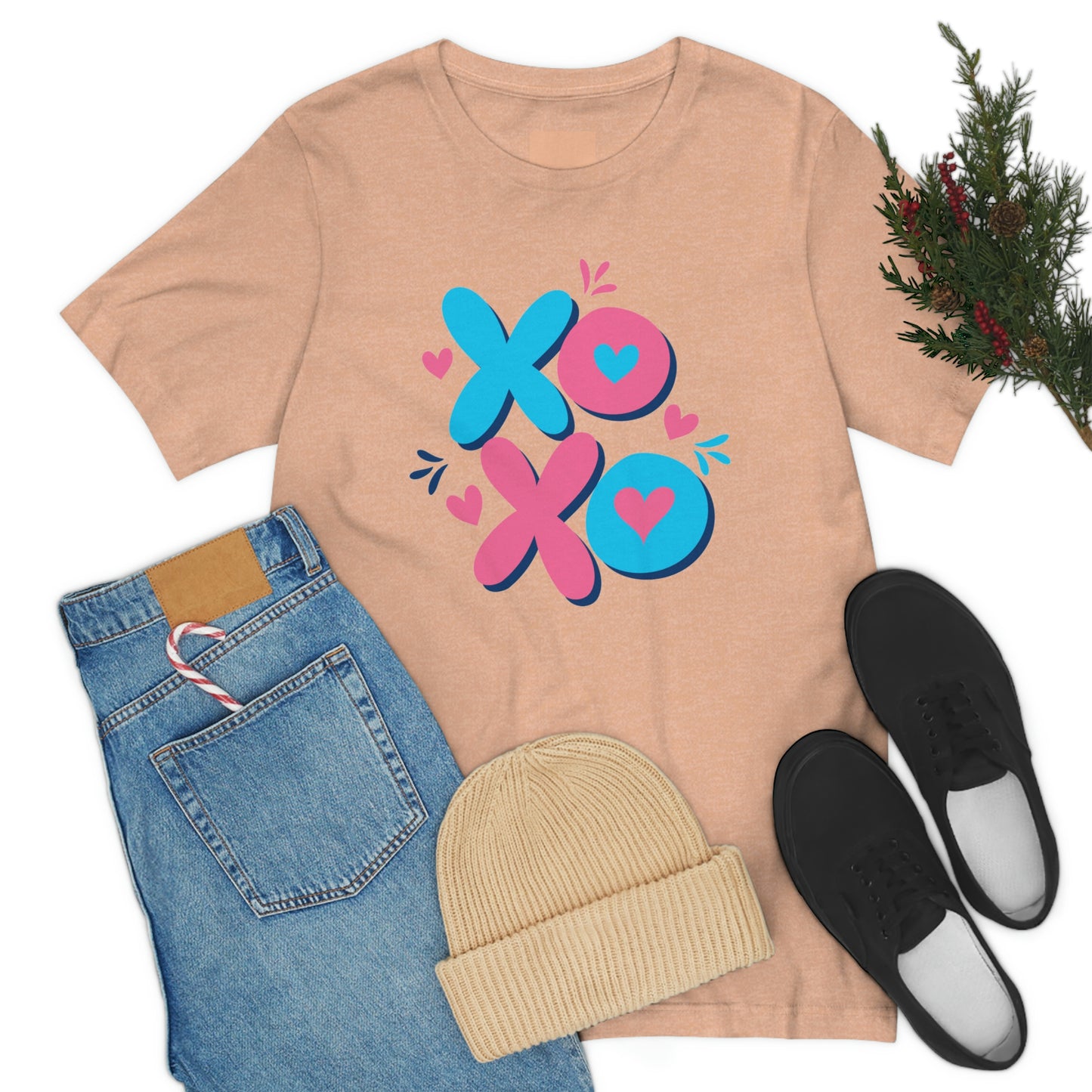 XOXO Unisex Jersey Short Sleeve Tee