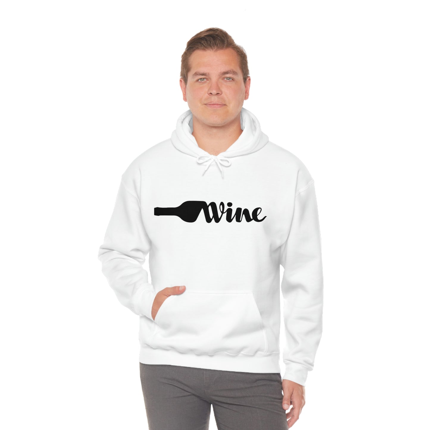 Wine Unisex Heavy Blend™ Hooded Sweatshirt