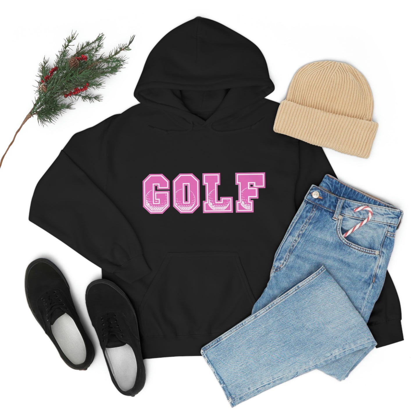 Golf Pink Unisex Heavy Blend™ Hooded Sweatshirt