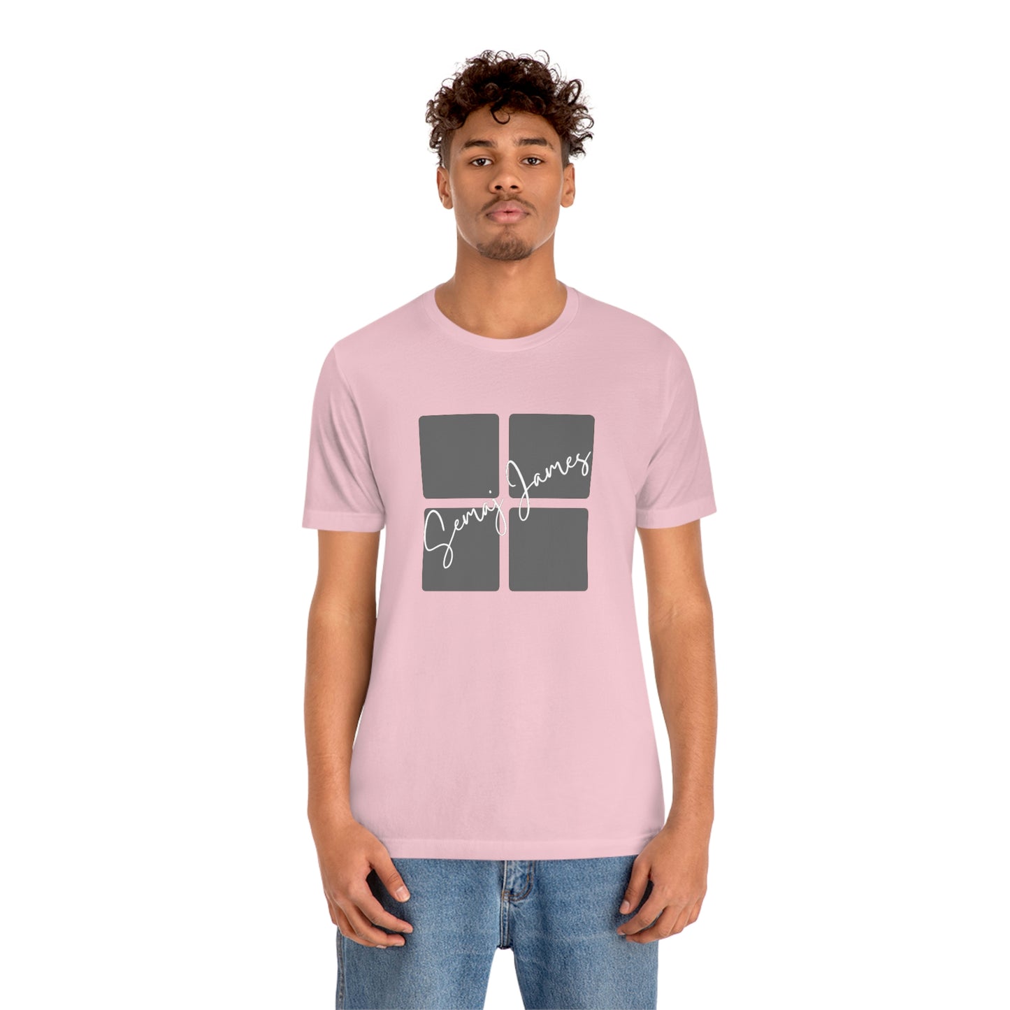 Broken Square Semaj James Unisex Short Sleeve Tee