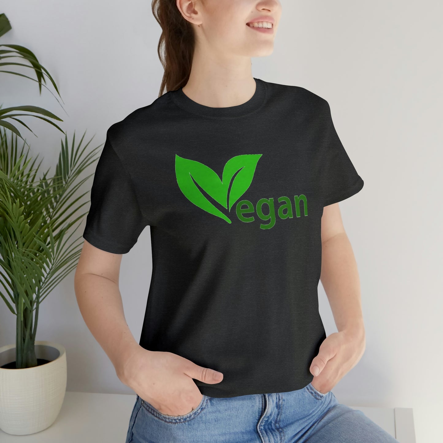 Vegan Unisex Jersey Short Sleeve Tee