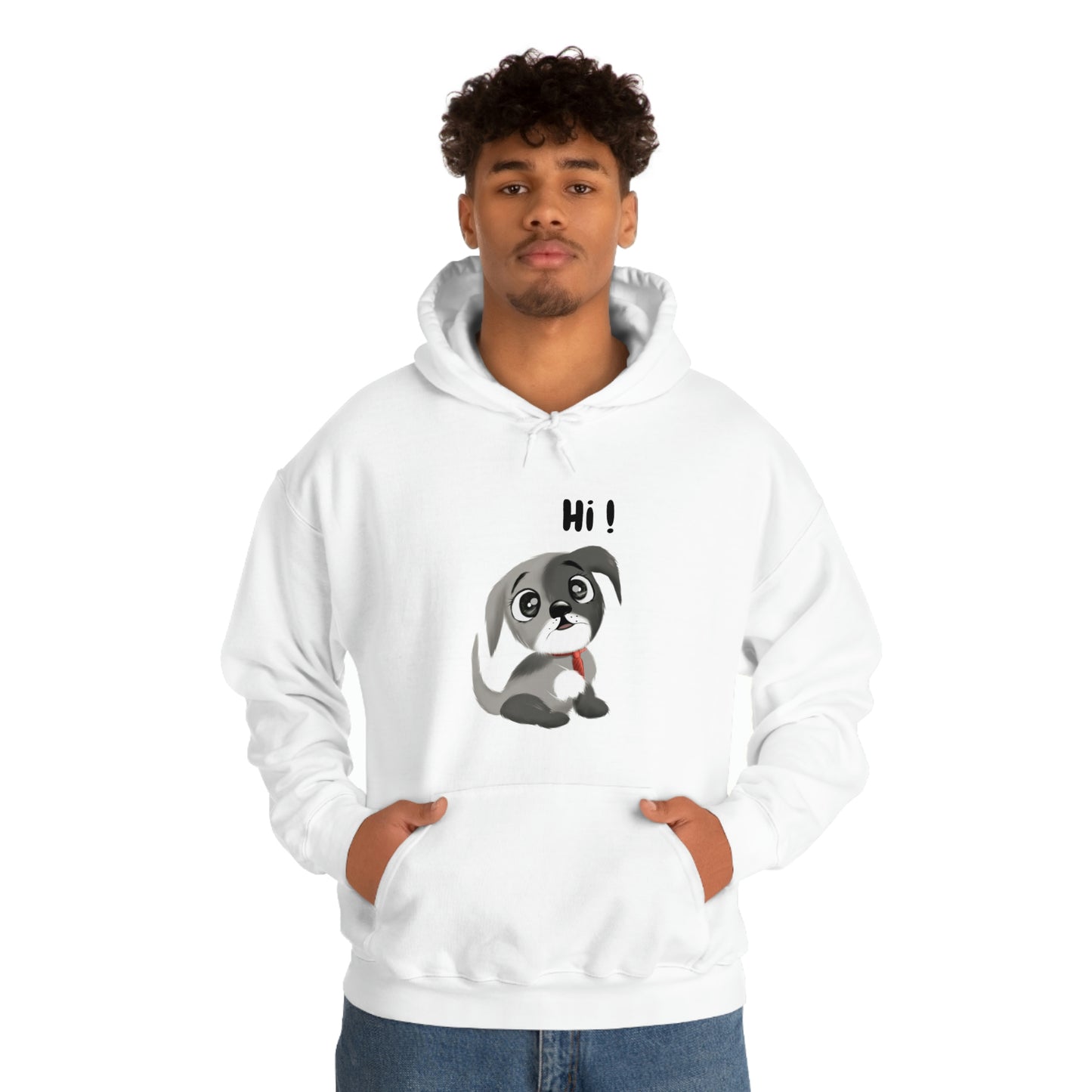 Hi Puppy Unisex Heavy Blend™ Hooded Sweatshirt