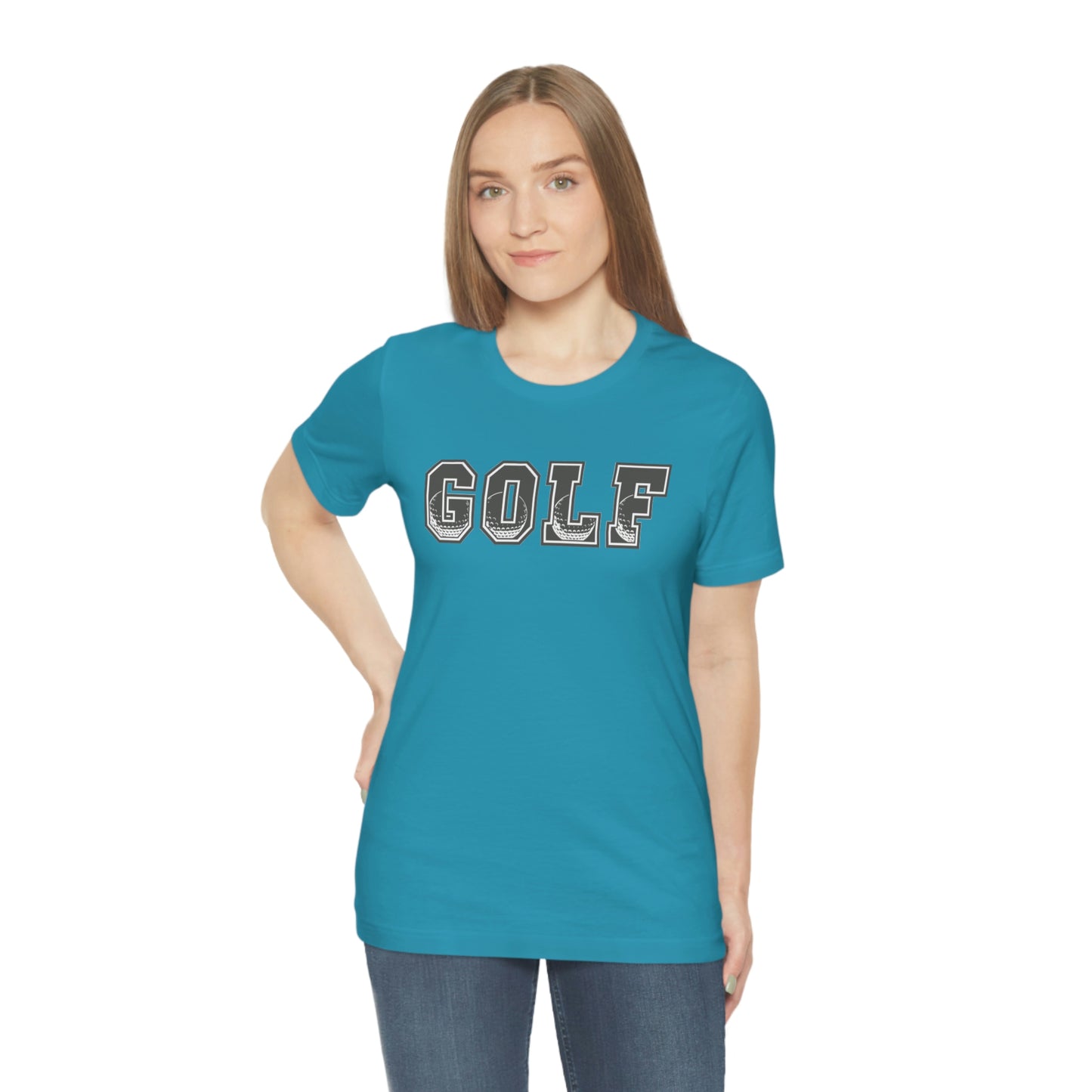 Golf Grey Unisex Jersey Short Sleeve Tee