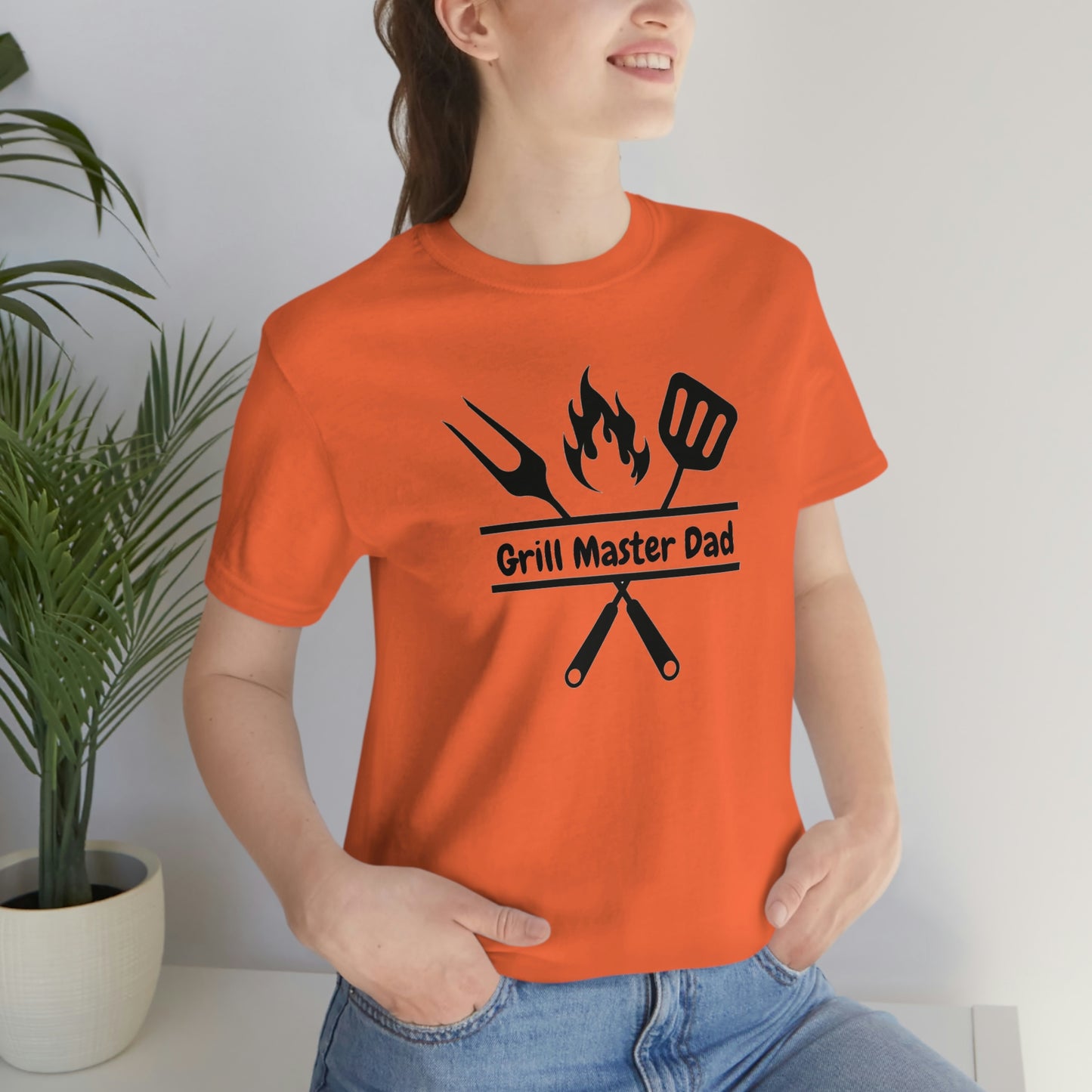 Grill Master Dad Unisex Jersey Short Sleeve Tee