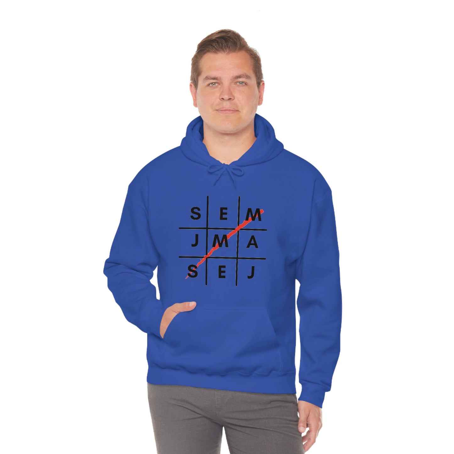 Semaj James Tic Tac Toe Unisex Heavy Blend™ Hooded Sweatshirt